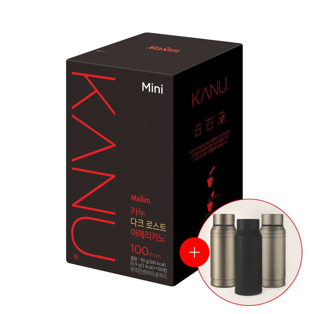 맥심 카누미니 다크로스트 아메리카노 100개입