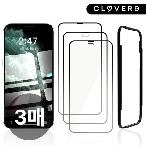 클로버나인 클로버 글라스 아이폰11 시리즈 강화유리 필름 3매