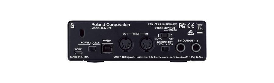 Roland Rubix22 2x2 USB Audio Interface - 올더프로