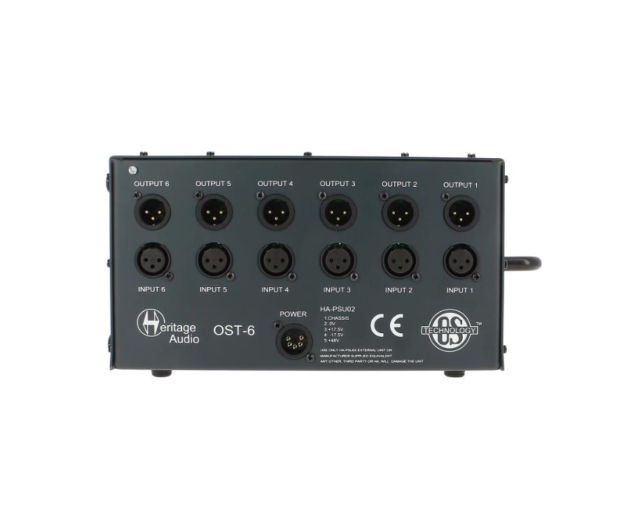 Heritage Audio OST-6 V2.0 - 6 Slot 500 Series Rack - 올더프로