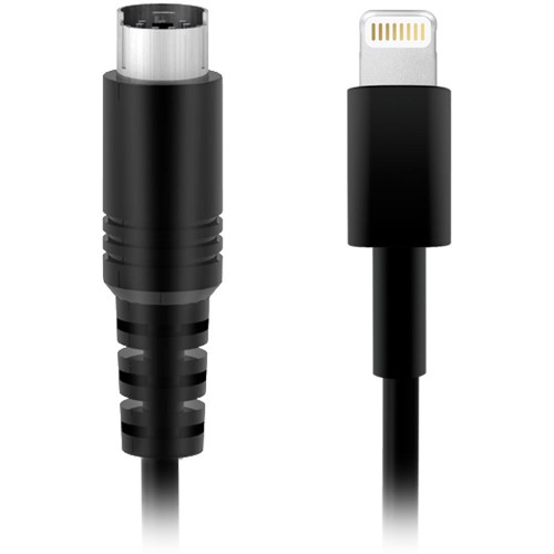IK Multimedia Lightning to Mini-DIN Cable for select iRig Devices (23.6)