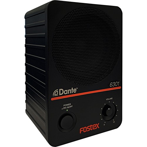 Fostex 6301DT Active 4 20W Monitor Speaker with Dante (Single)