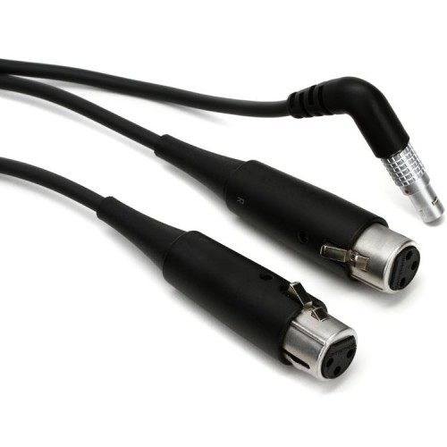 Shure PA720 Input Cable (5-pin LEMO to Left/Right XLR Female)