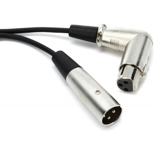 Hosa XFF-101.5 Balanced Interconnect Cable with Right-angled XLR Female End - 1.5 foot