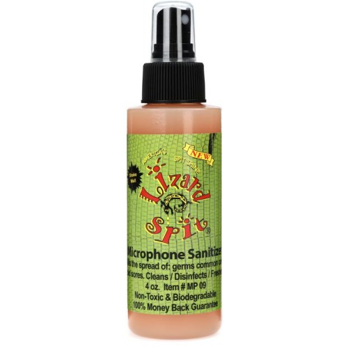 Lizard Spit Microphone Sanitizer - 4-oz. Spray Bottle