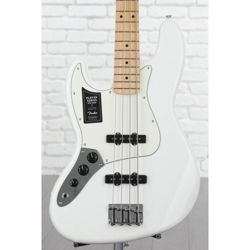 Fender Player Jazz Bass Left-Handed - Polar White with Maple Fingerboard