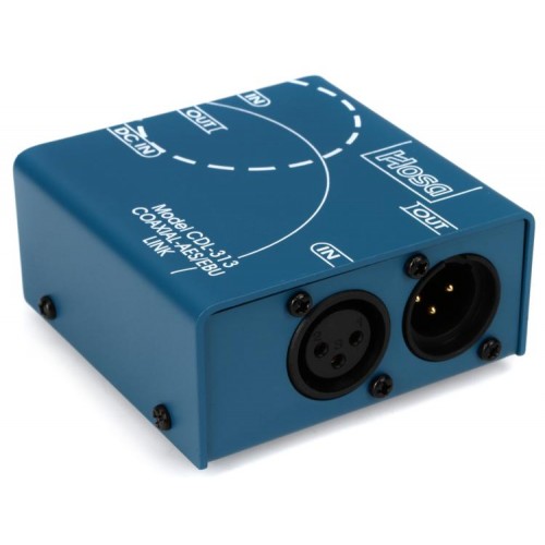 Hosa CDL-313 S/PDIF Coax to AES/EBU Digital Audio Interface