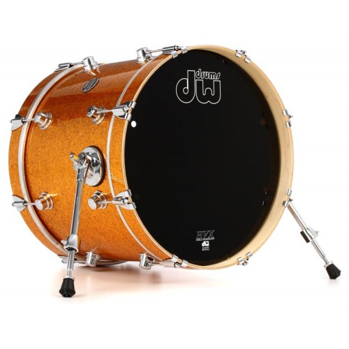 DW Performance Series Bass Drum - 14 x 18 Gold Sparkle FinishPly