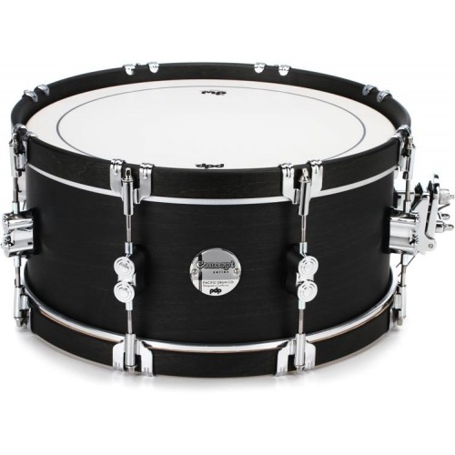 PDP Concept Maple Classic Snare Drum - 6.5 x 14 - Ebony with Ebony Hoops