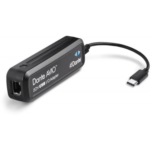 Audinate AVIO Dante 2x2 USB-C Adapter