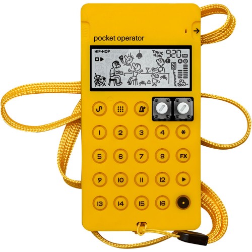 teenage engineering CA-X Silicone Pro Case for Pocket Operator PO (Yellow)