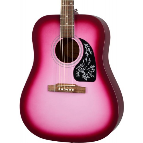 Epiphone Starling Acoustic Guitar - Hot Pink Pearl