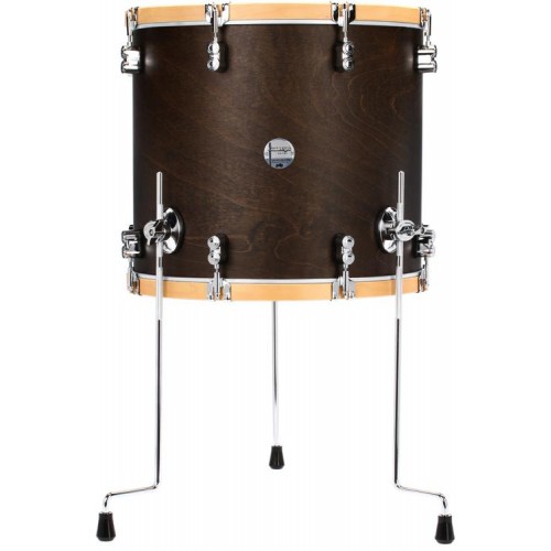 PDP Concept Maple Classic Floor Tom - 16 x 18 inch - Walnut with Natural Hoops