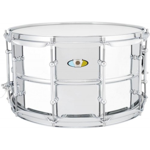 Ludwig Supralite Steel Snare Drum - 8-inch x 14-inch