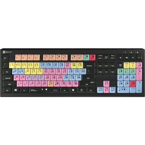 LogicKeyboard Astra PC Backlit Keyboard - Avid Pro Tools