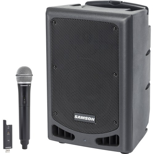 Samson Expedition XP208w 8 2-Way 200W Portable Bluetooth-Enabled PA System with Wireless Handheld Microphone