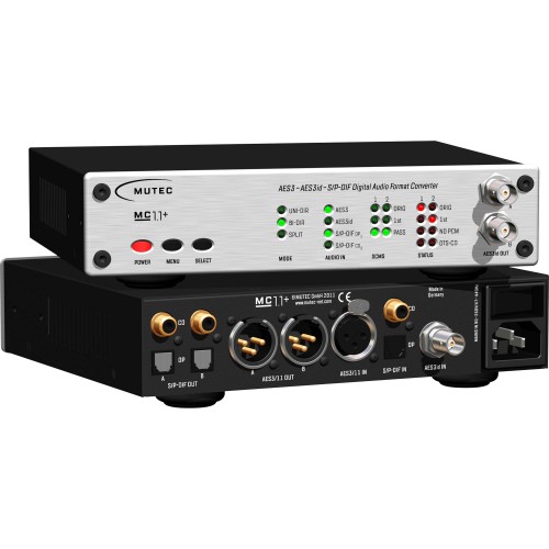 Mutec MC-1.1+ Bidirectional Digital Audio Format Converter (AES3 &amp; S/PDIF)