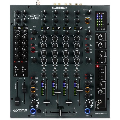 Allen &amp; Heath Xone:92 Analogue DJ Mixer with 4 band EQ and Multi-mode Filters