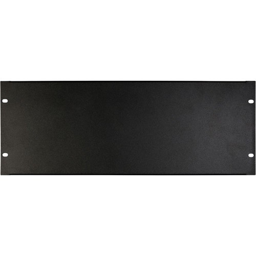 On-Stage RPB4000 Blank Rack Panel (Black 4 RU)