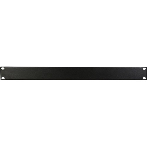 On-Stage RPB1000 Blank Rack Panel (Black 1 RU)