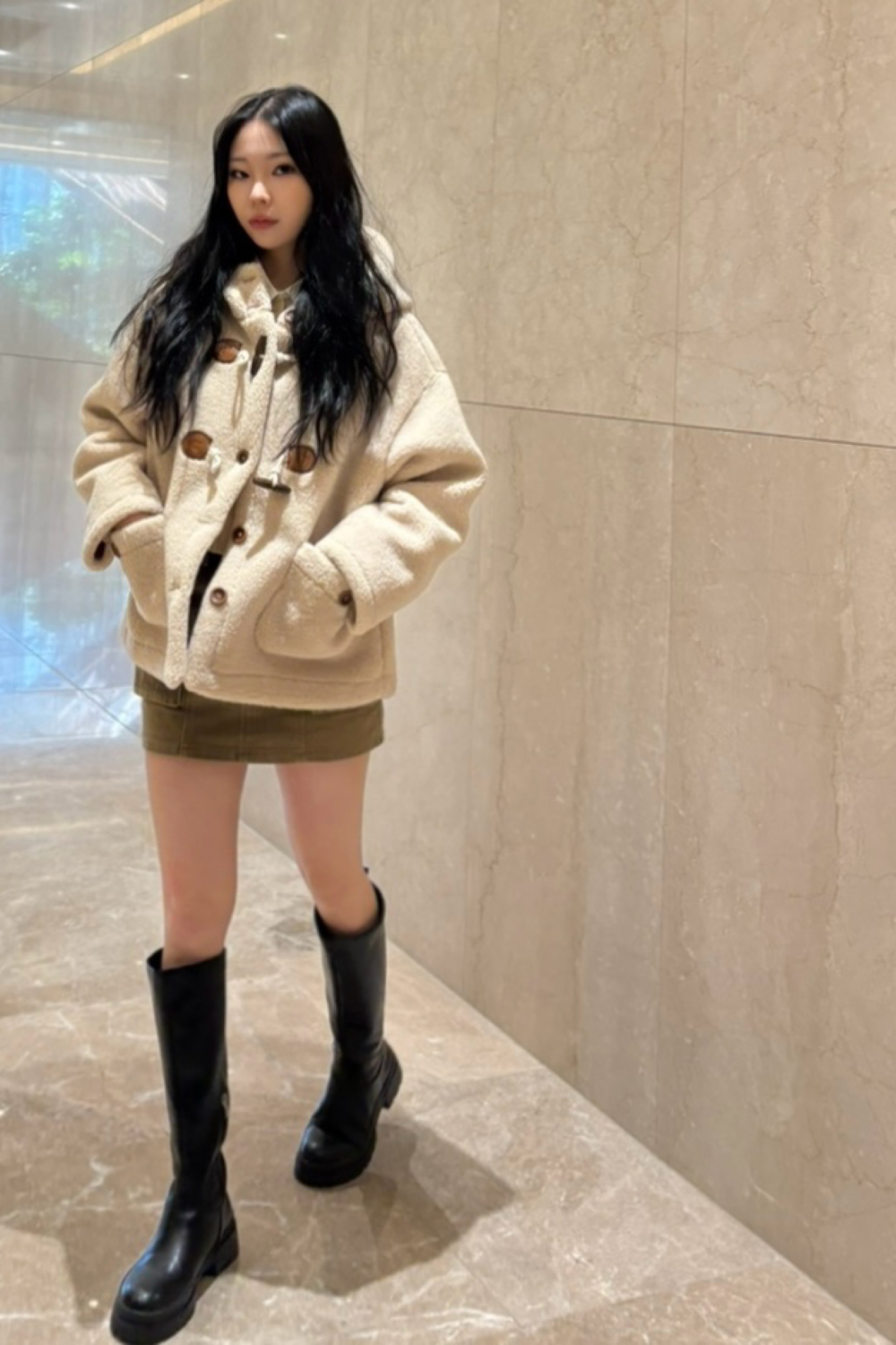 Button Fleece Duffle Coat 상세 이미지 2