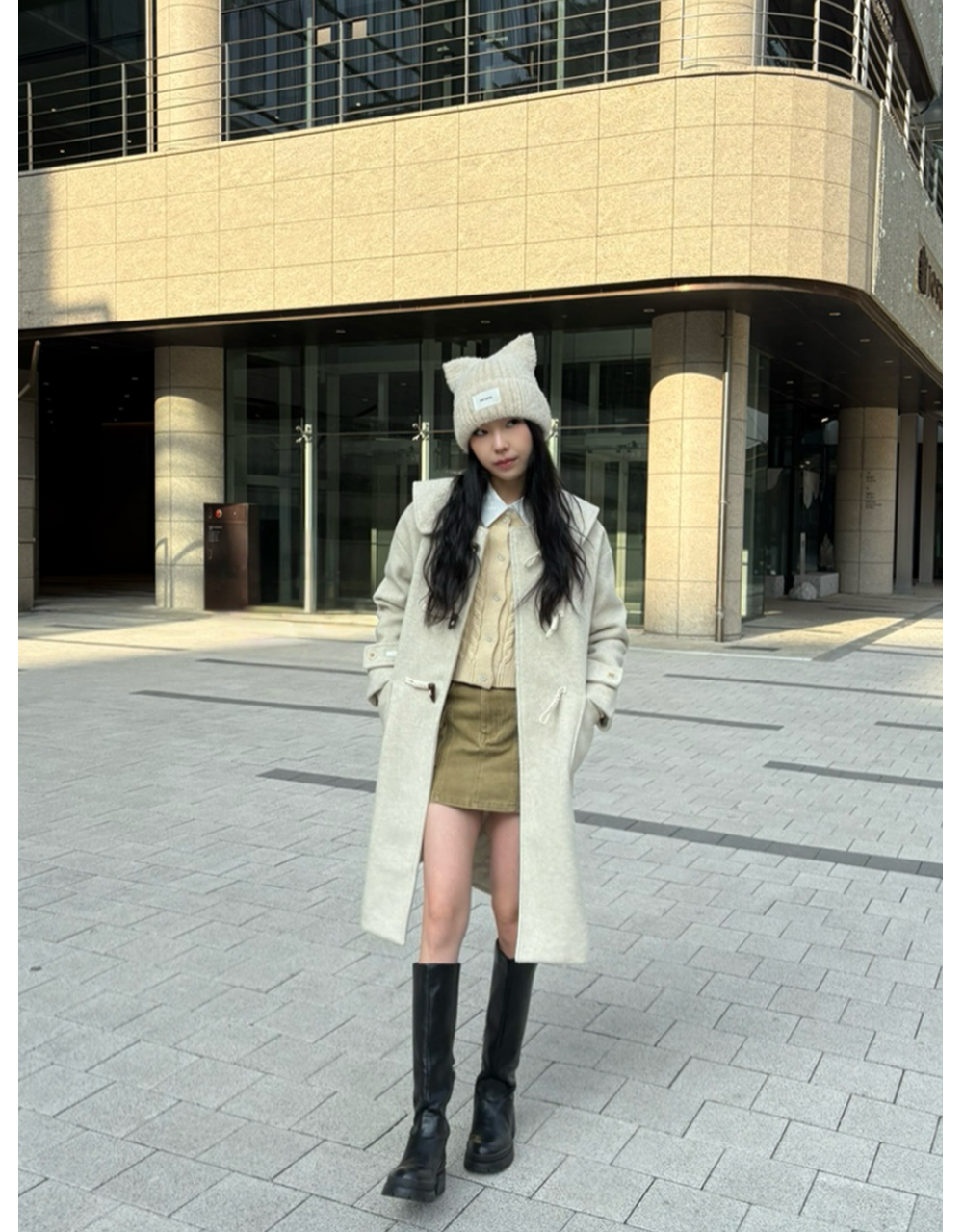 Collar Duffle Long Coat 상세 이미지 8