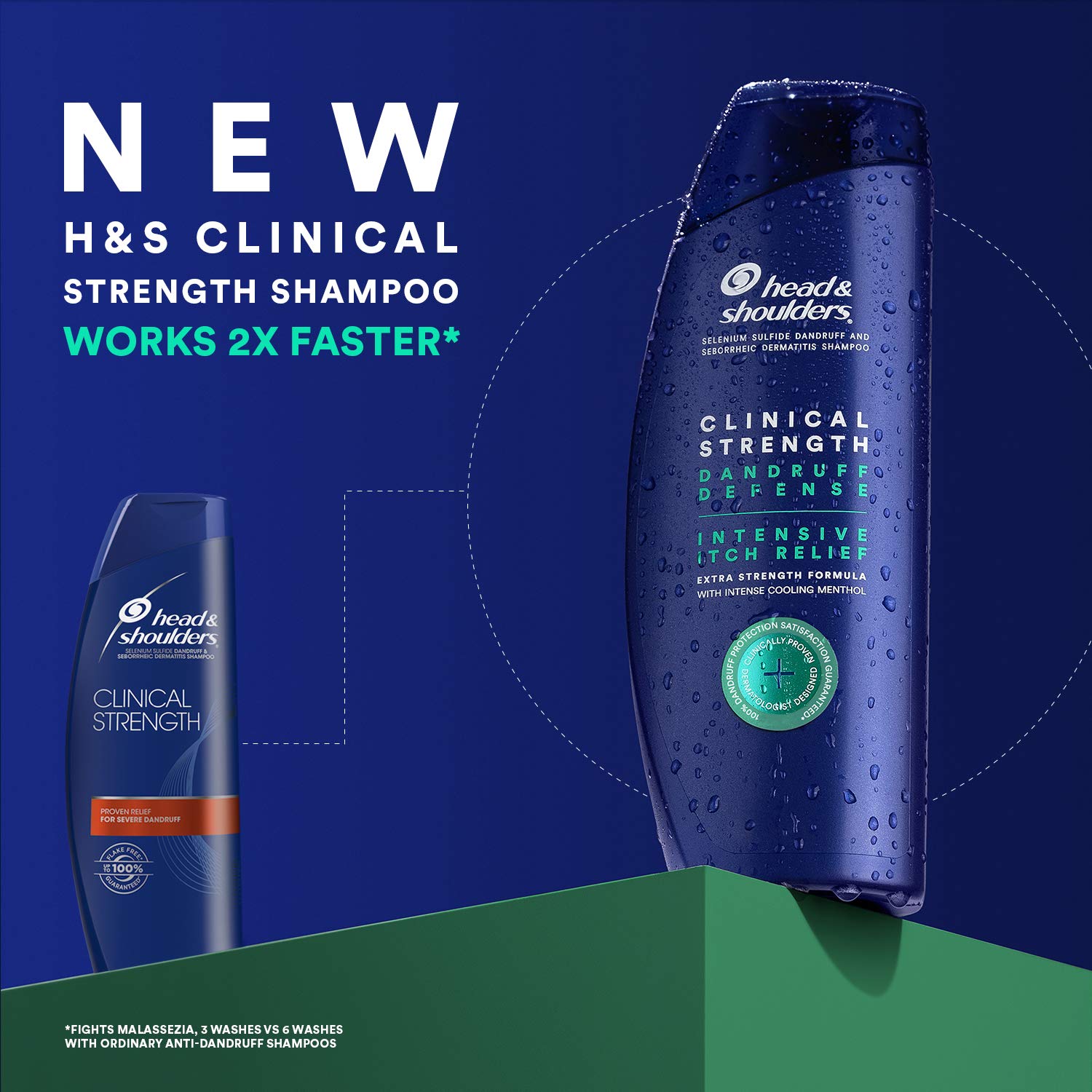 당일출고) 미국 헤드앤숄더 클리니컬 스트렝스 가려움 비듬 두피 샴푸 400ml | Geniexmall