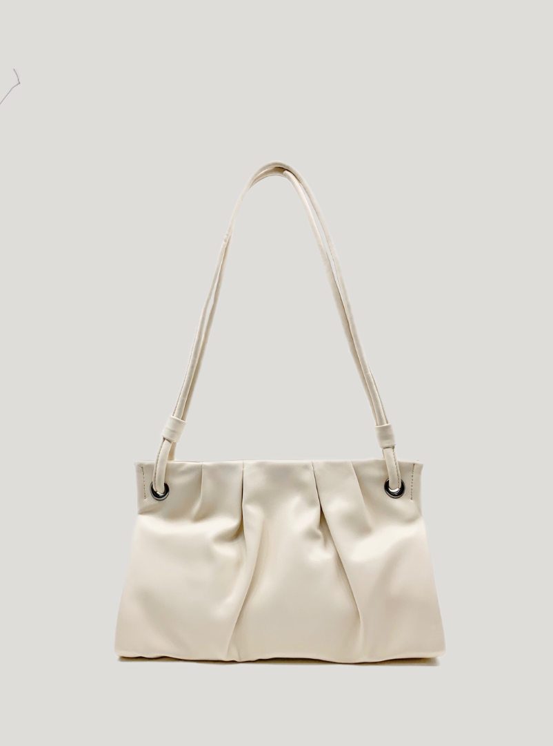 Webble Shirring Shoulder Bag_ivory • 웨블 셔링 숄더백
