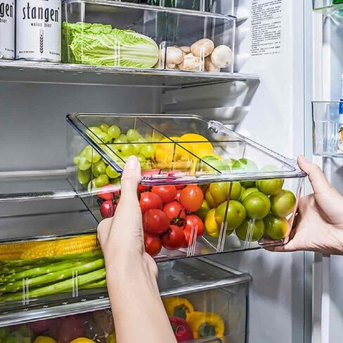 냉장고 야채 과일 보관 투명 정리함