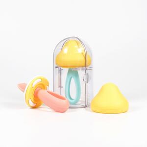 [꼬꼬노리] 리베베 자기주도 실리콘 스푼 케이스 세트