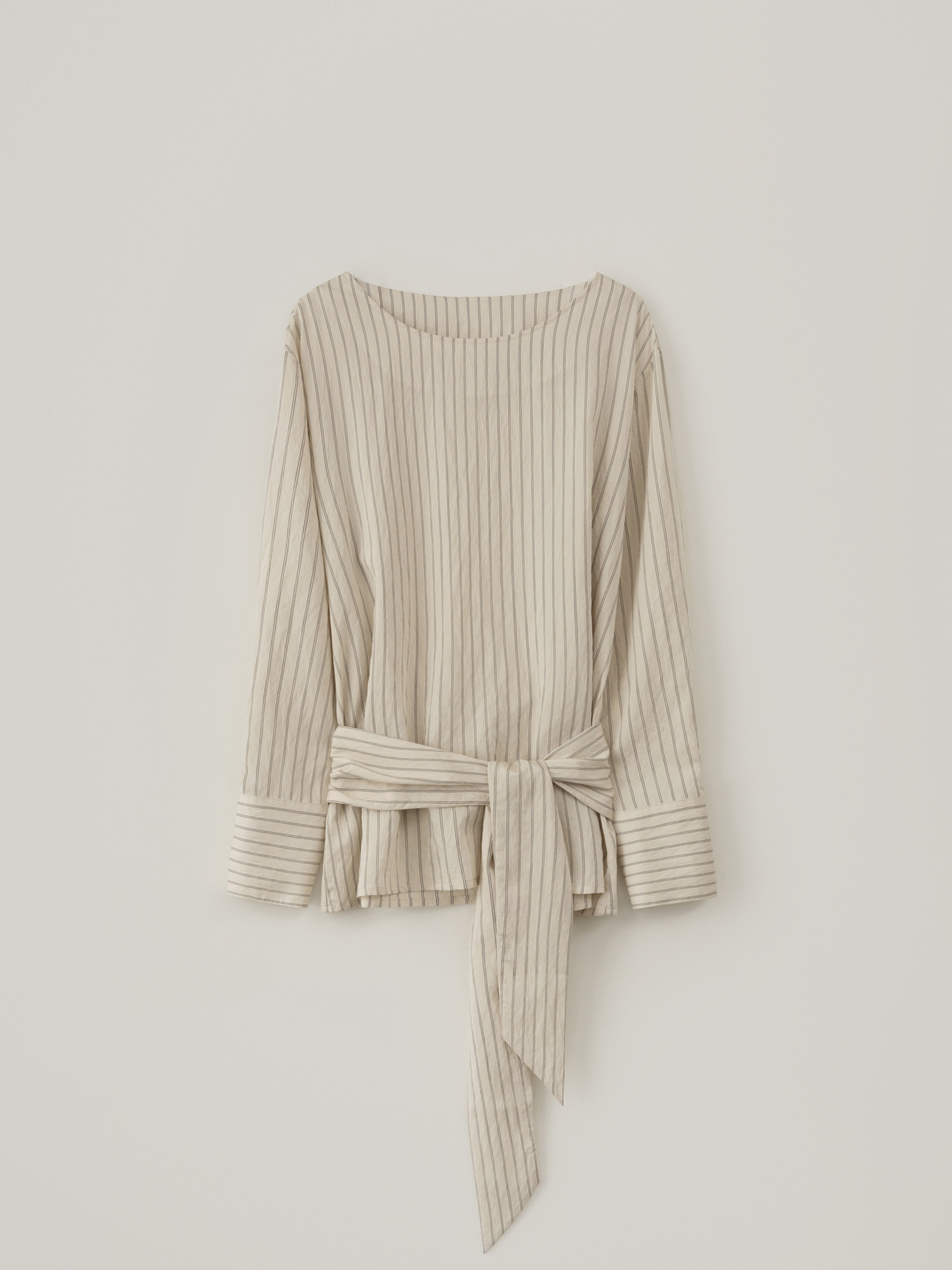 Stripe Strap Blouse - Cream | CHE-SEOUL