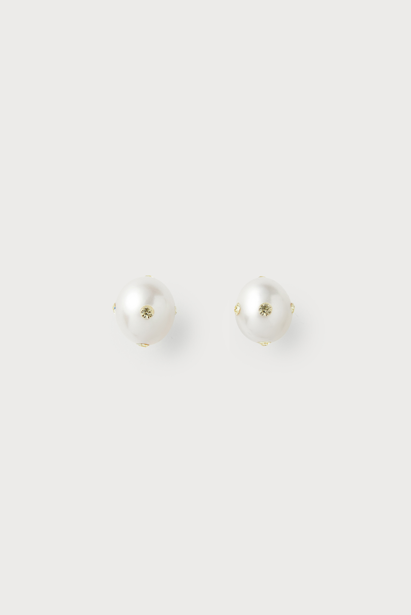 Signature Polkadots Earrings, Gold