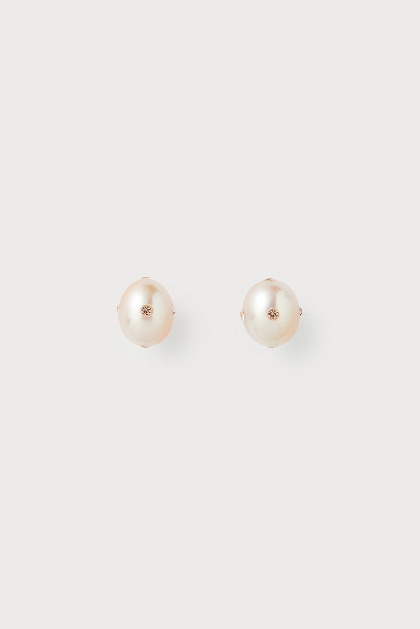 Polkadots Earrings, Peach