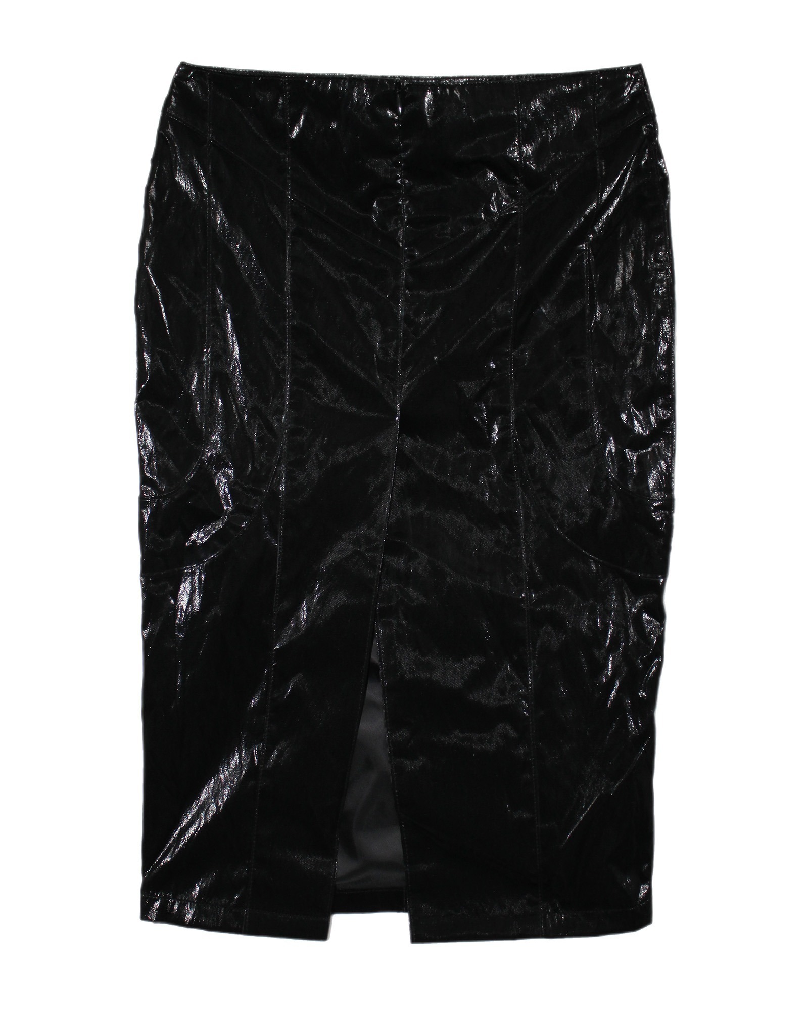 back slit long skirt