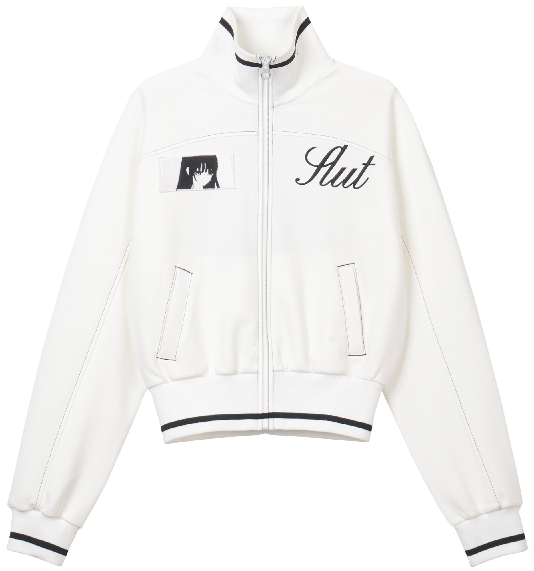 【BONNAE】 Patch track jacket ♥2Colors bonnae】Patch track jacket (Black) | MINERAL