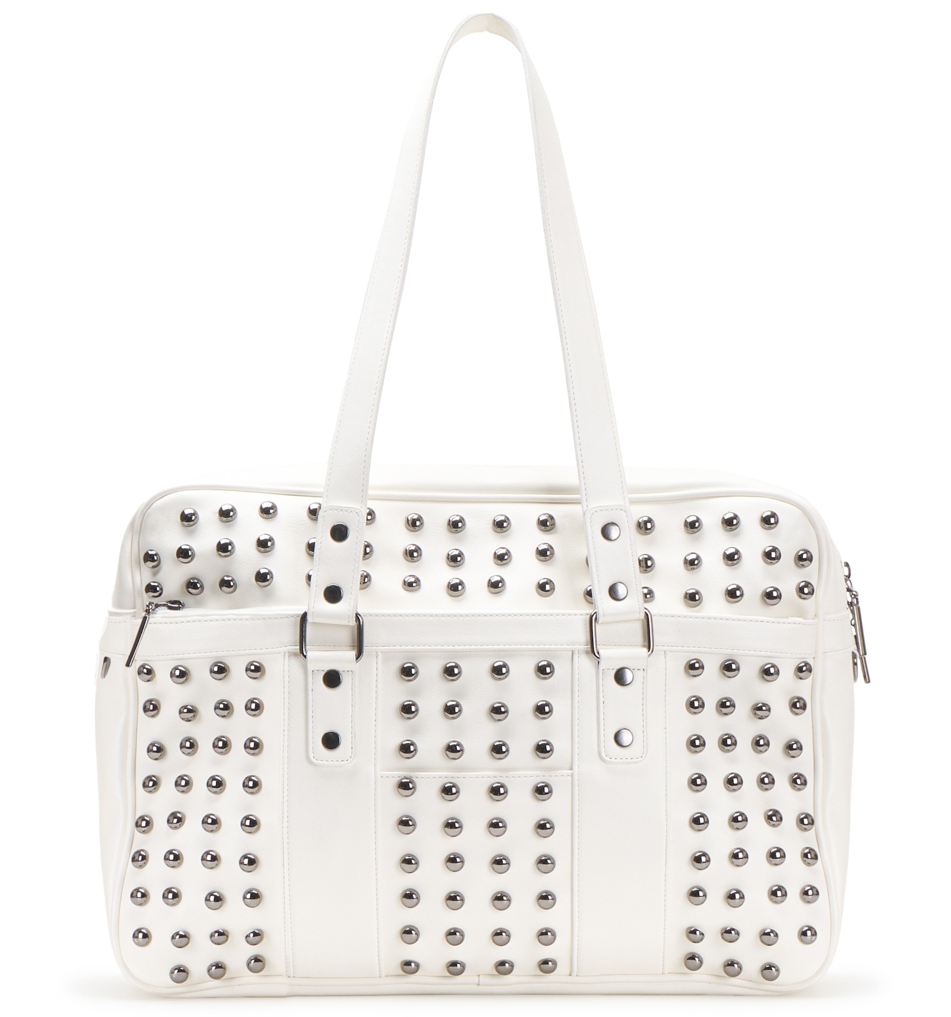 Studded school bag (Ivory) - bonnae Studded school bag (Ivory) - bonnae