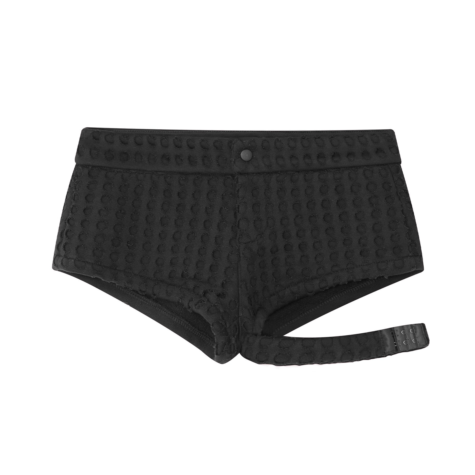 (サイズ1) bonnae strap micro shorts (Black) Strap micro shorts (Black) | bonnae