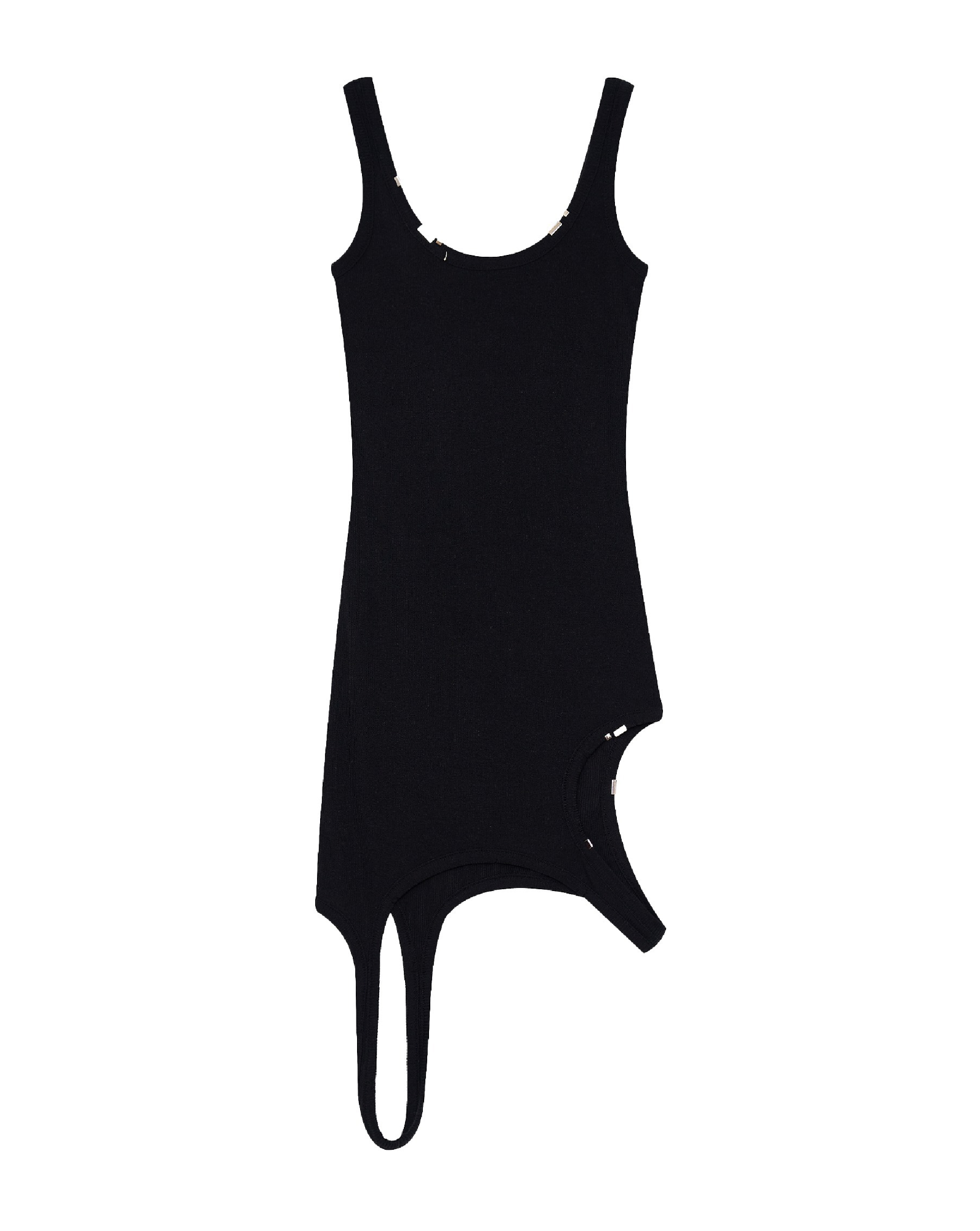Asymmetric dress (Black) - bonnae