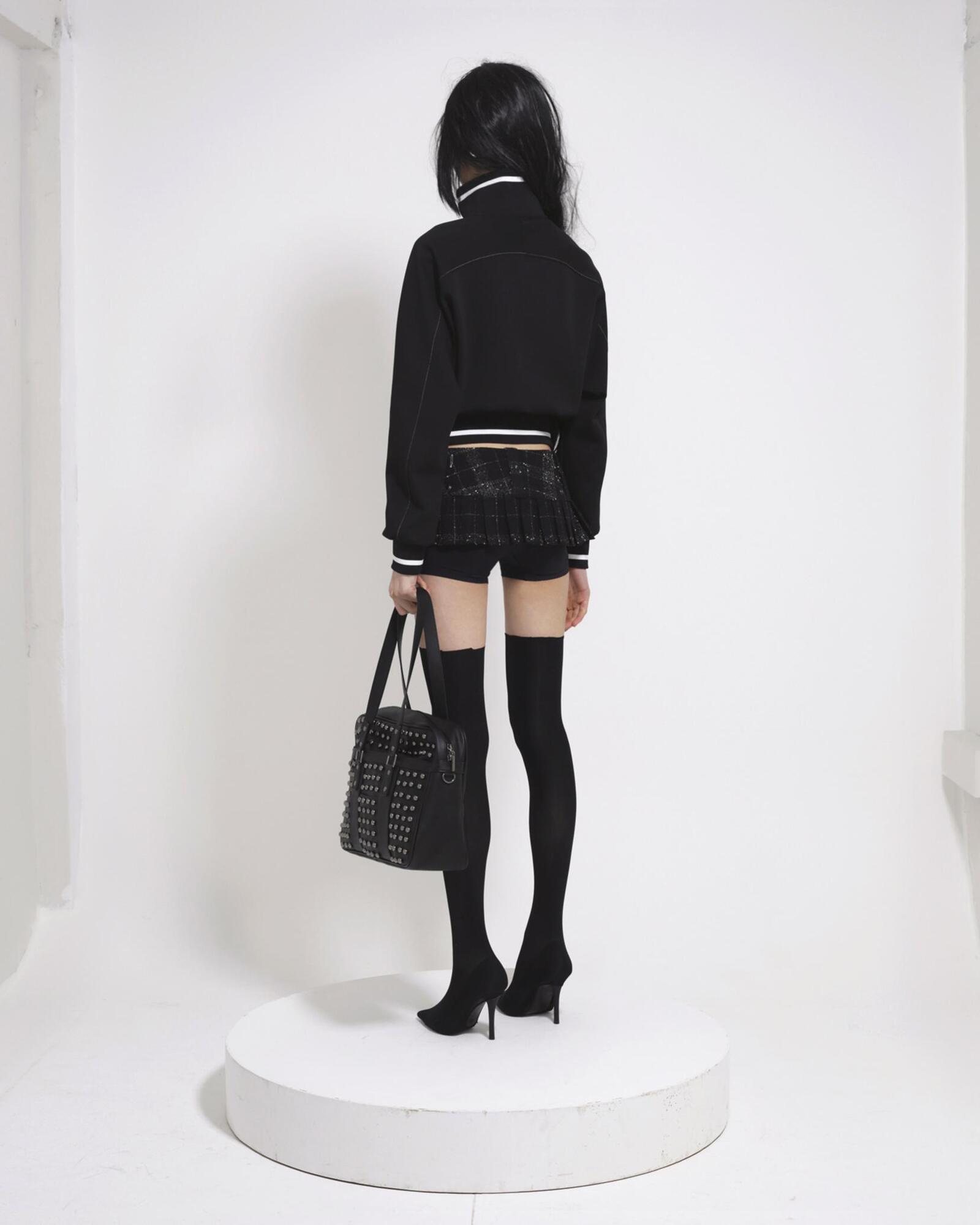 Patch track jacket (Black) | bonnae