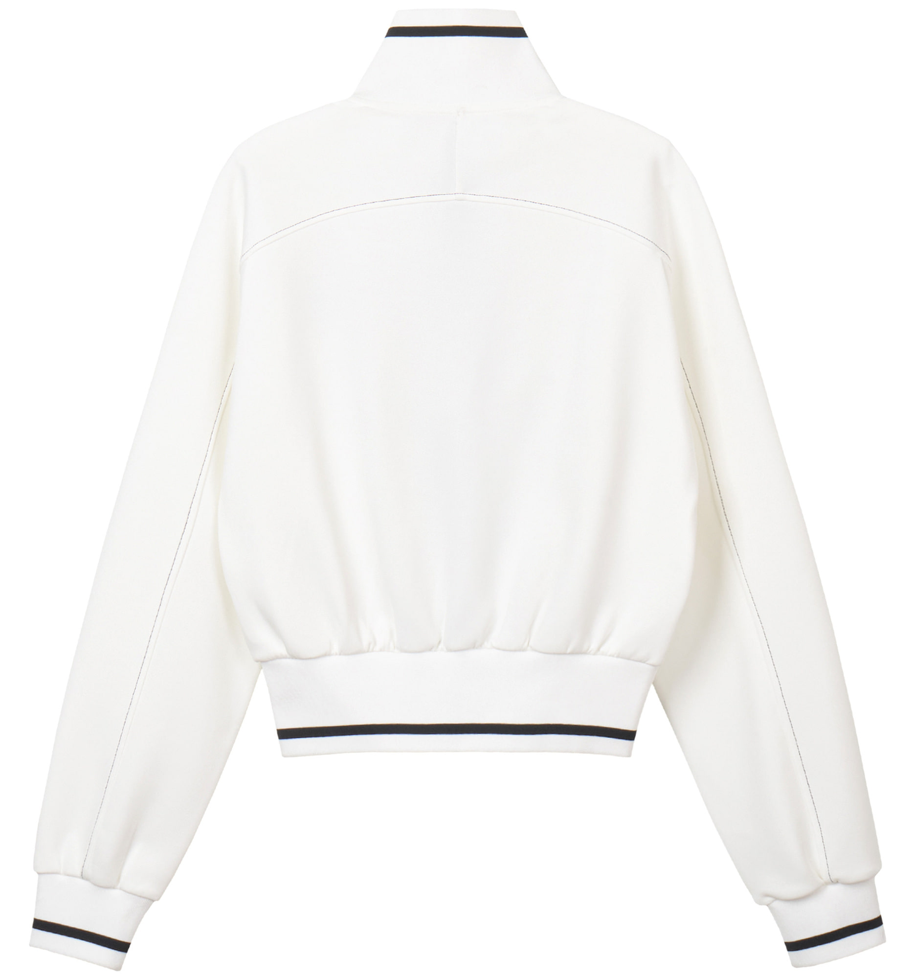 Patch track jacket (White) | bonnae