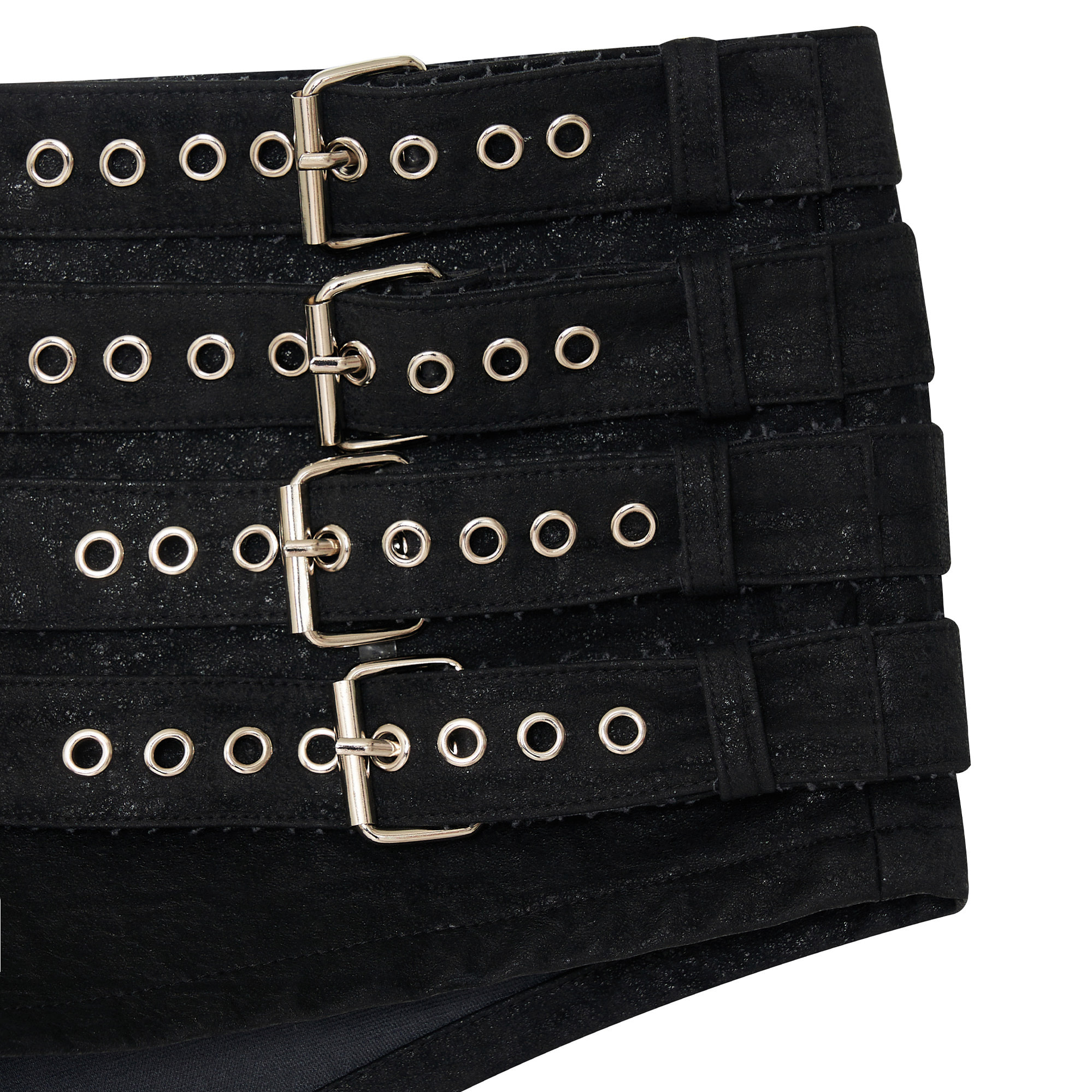 (サイズ1) bonnae strap micro shorts (Black) サイズ1) bonnae strap micro shorts (Black)