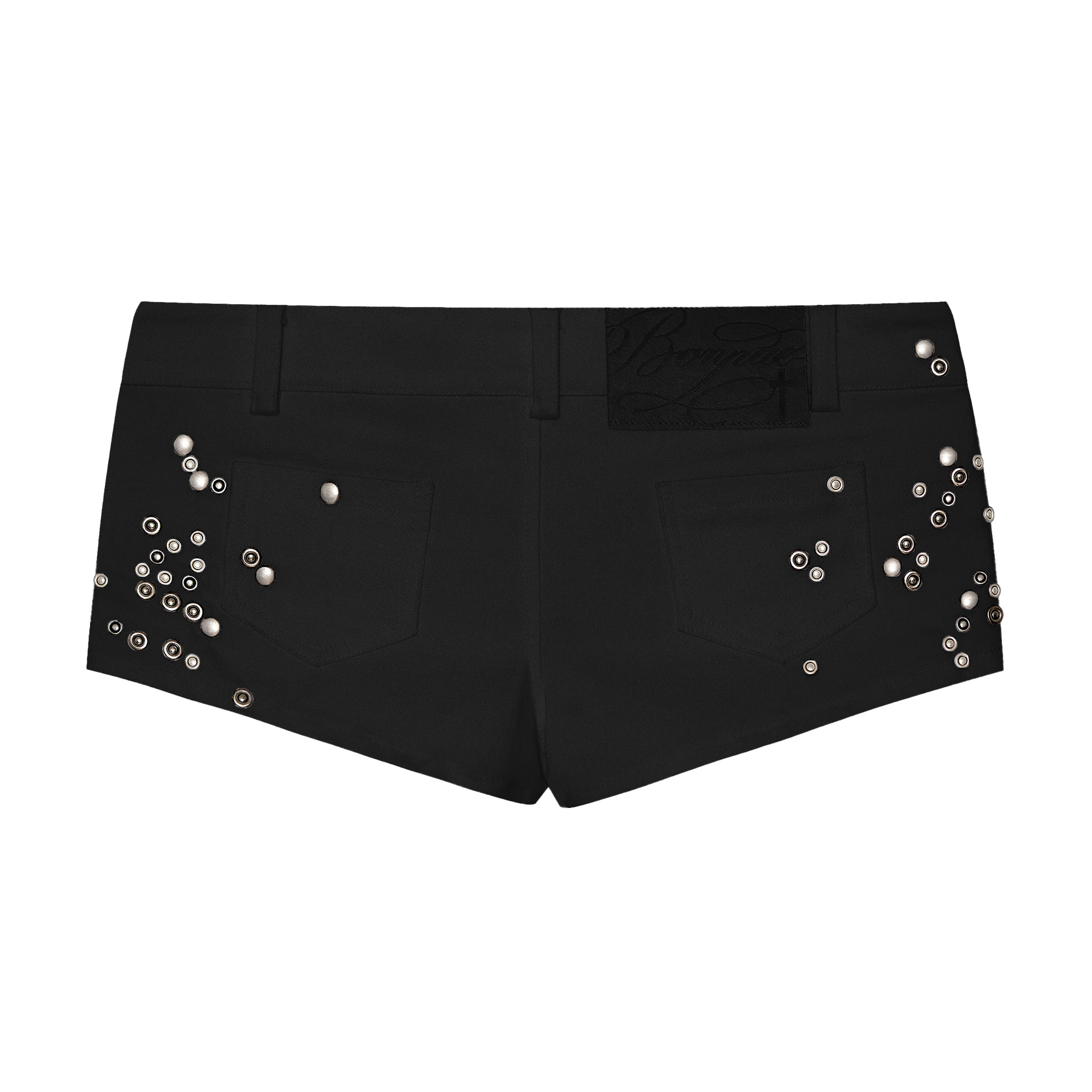 Studded shorts (Black) - bonnae