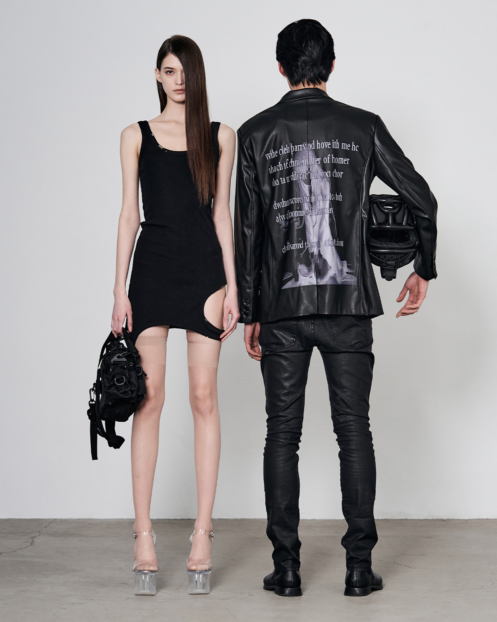 トップス BONNAE 26SS Asymmetric dress bonnae Asymmetric dress (Black) - bonnae