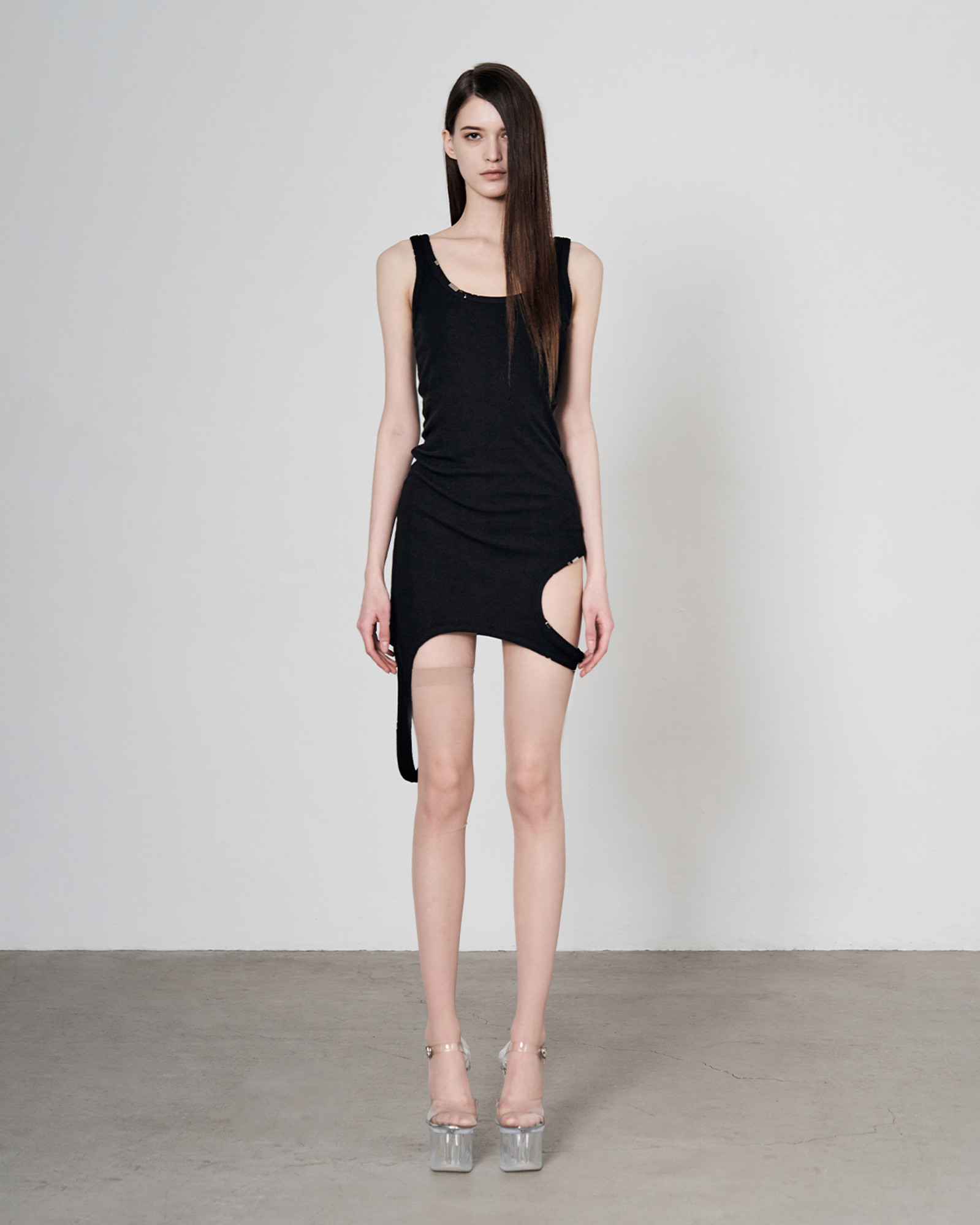 トップス BONNAE 26SS Asymmetric dress bonnae Asymmetric dress (Black) - bonnae