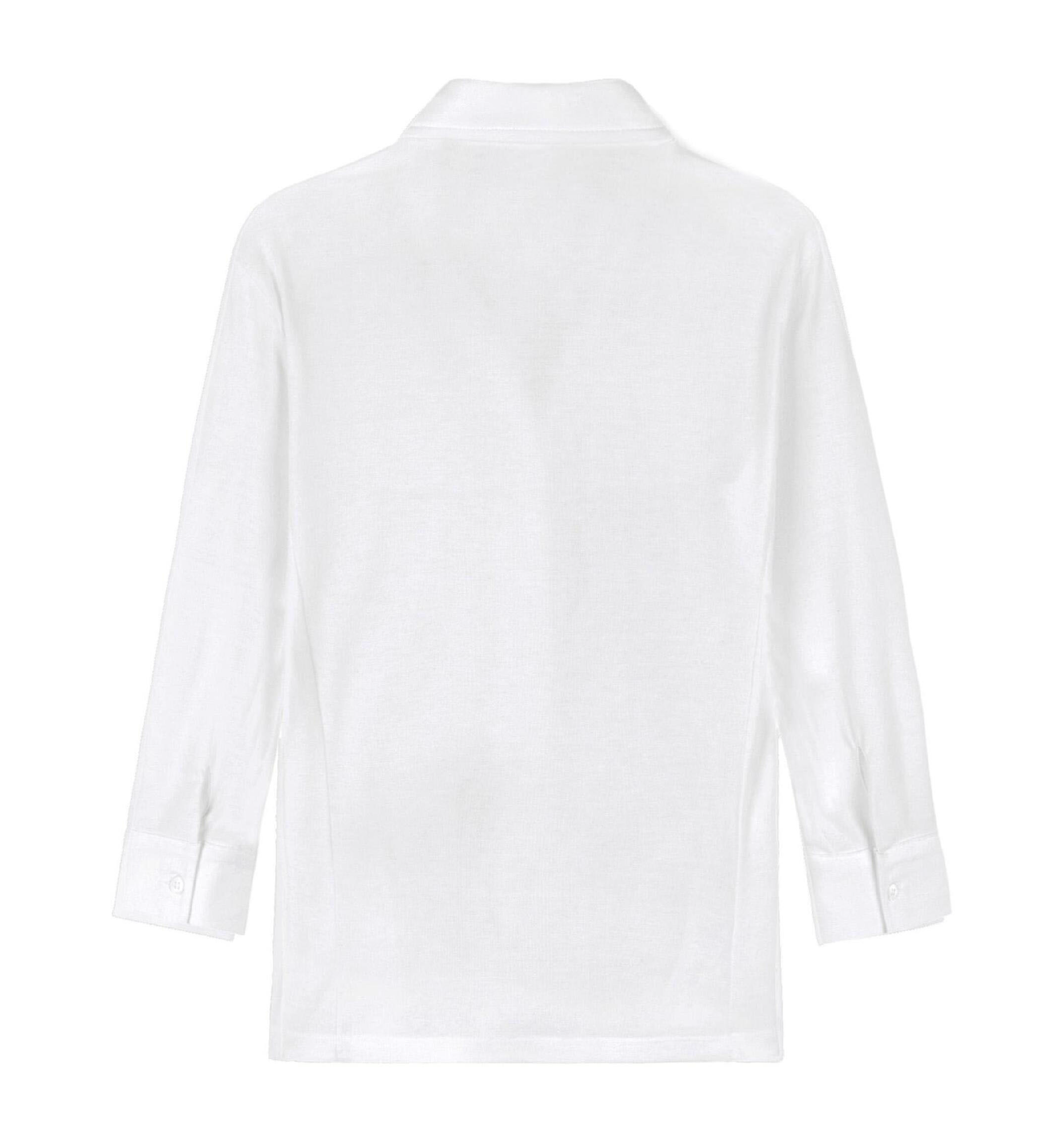 Three-quarter sleeve shirt (White) - bonnae