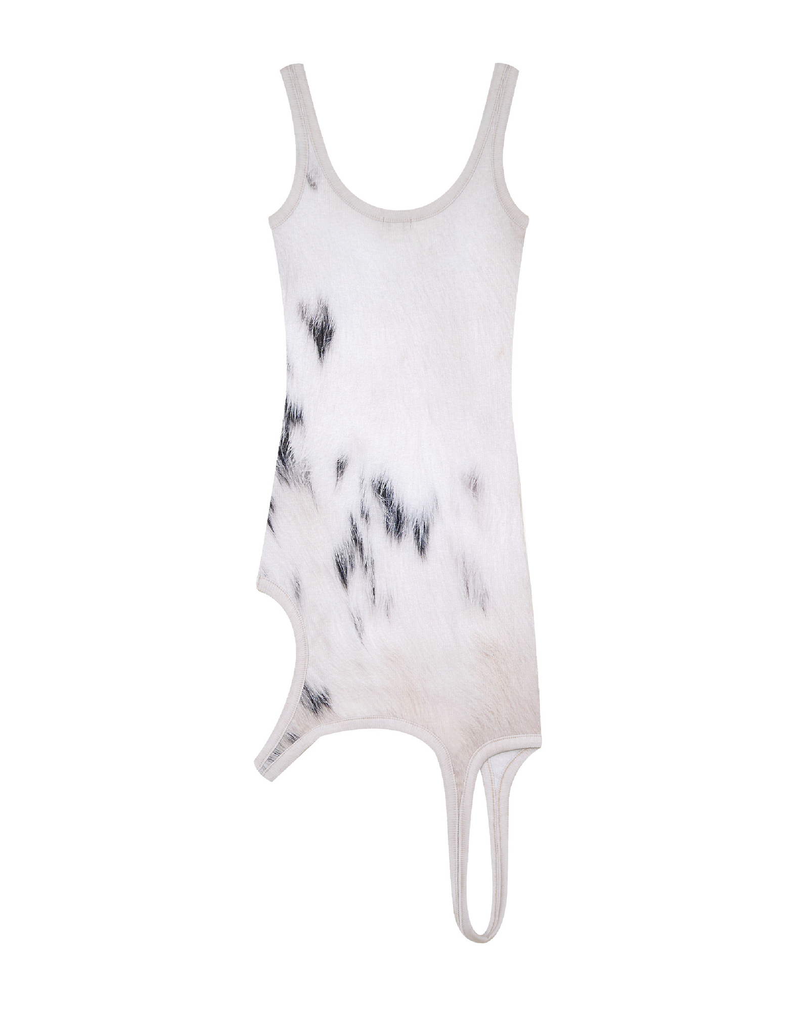 Asymmetric dress (Ivory) - bonnae