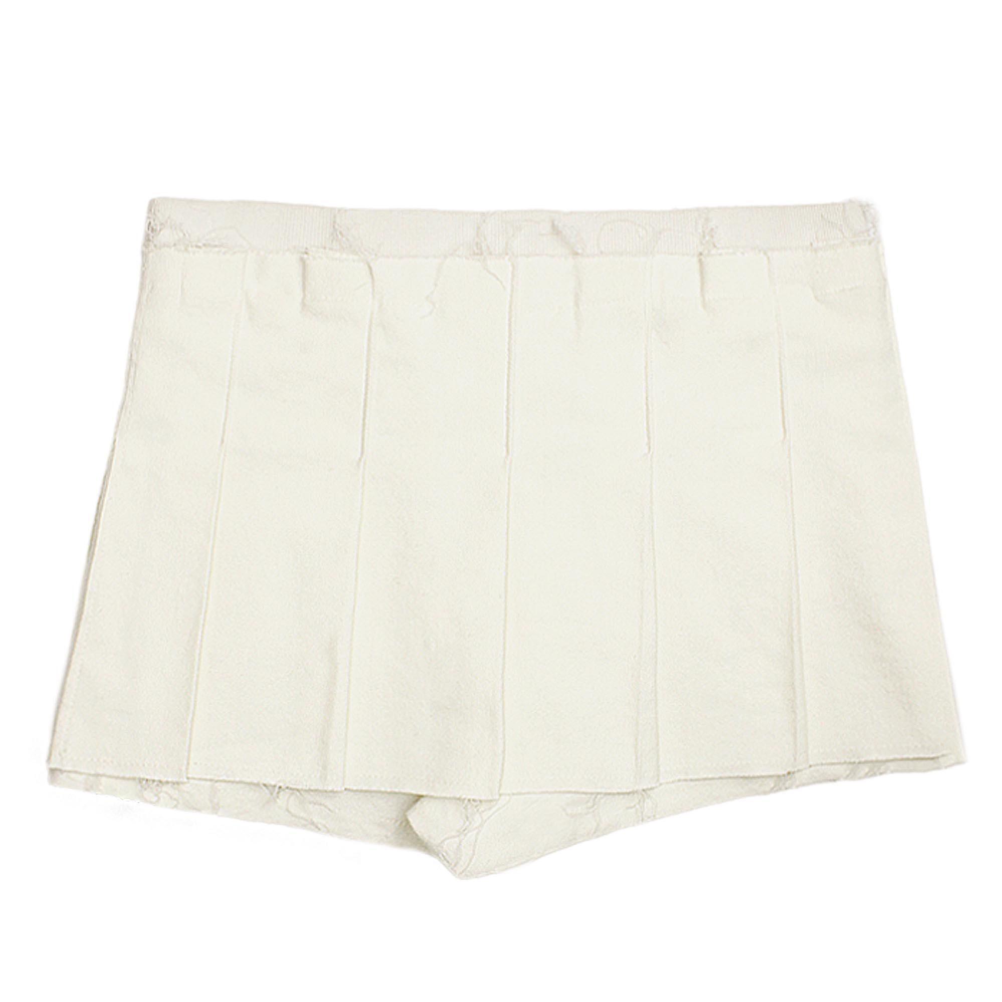 【BONNAE】 Star rivet pleated skort Star rivet pleated skort (Ivory) - bonnae