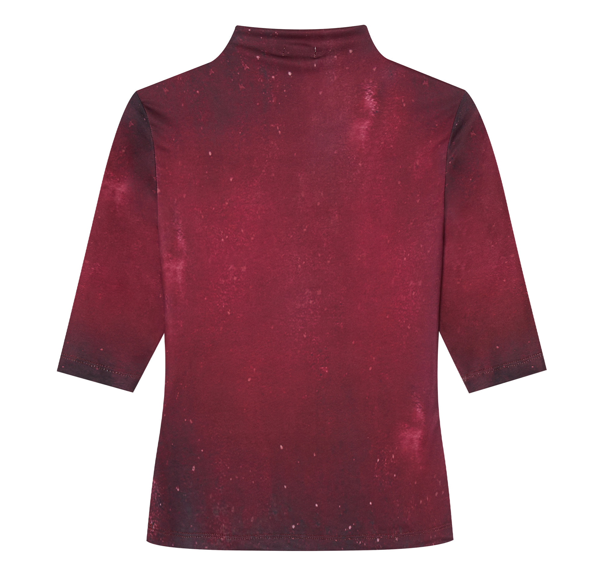 Pain mock neck top (Red) | bonnae