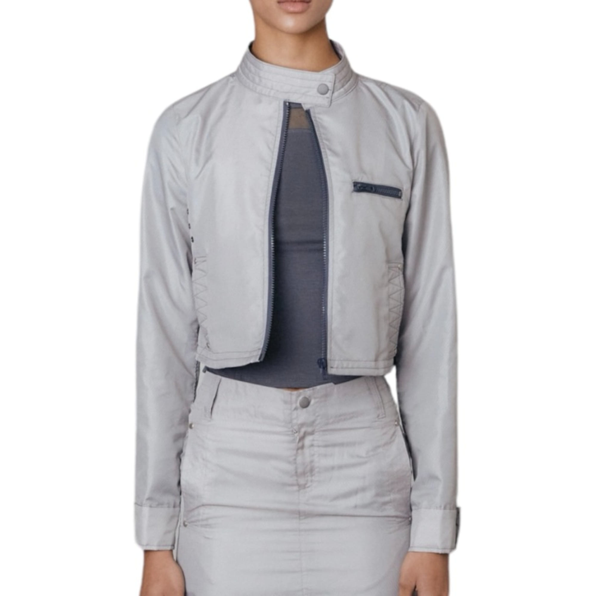 nylon jacket (gray)