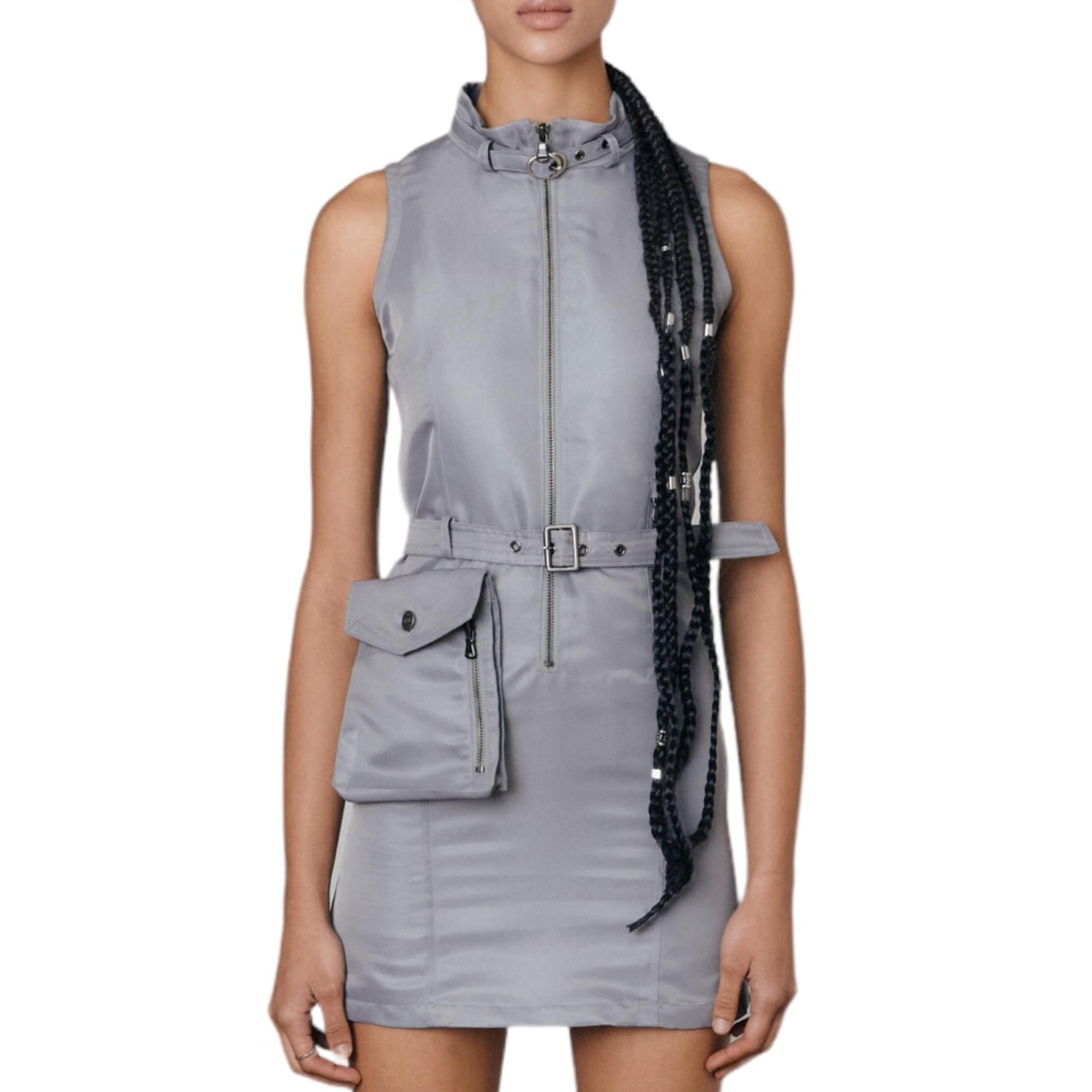 nylon dress (gray)